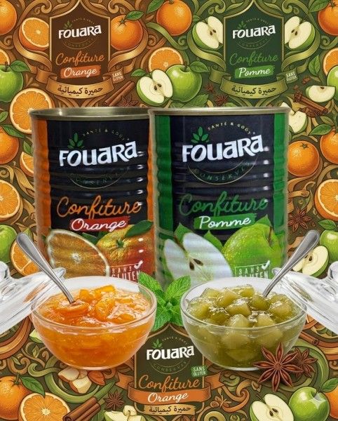 CONFITURE ORANGE ET POMME FOUARA SG 400G