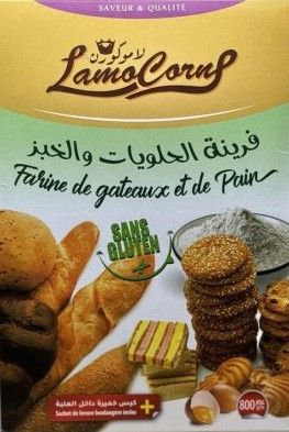 FARINE DE PAIN ET GATAEU 800G LAMOCORNE