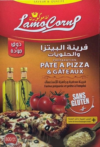 FARINE DE PIZZA LAMOCORNE 800G