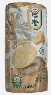 GALETTS DE RIZ CHOCOLA BLANCHE 250G