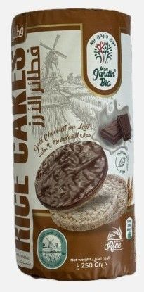 GALETTS DE RIZ CHOCOLATE AU LITE 250G