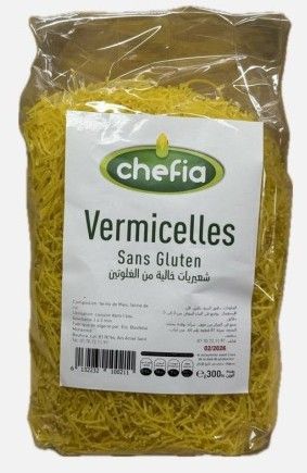 VERMICELLES SANS GLUTEN CHAFIA 300G